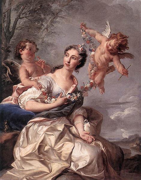 unknow artist Portrait of Madame de Bourbon-Conti as Venus